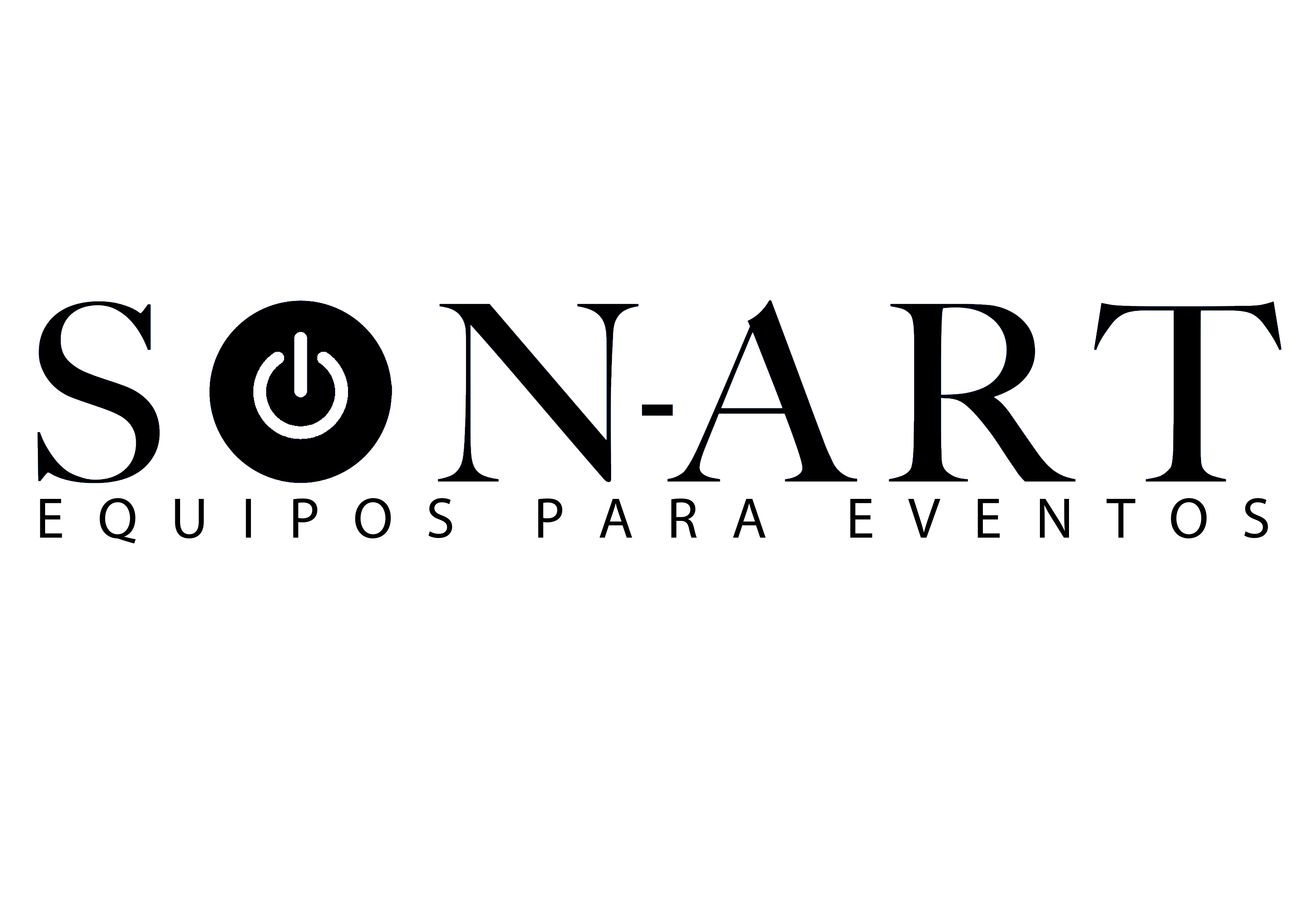 Logo equipos para eventos sonart producciones